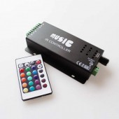 Controlador Música LED RGB 12/24V 12A - 1