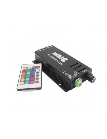 Controlador Música LED RGB 12/24V 12A - 2