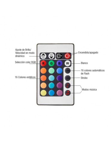Controlador Musical LED RGB 12-24V 12A - 6