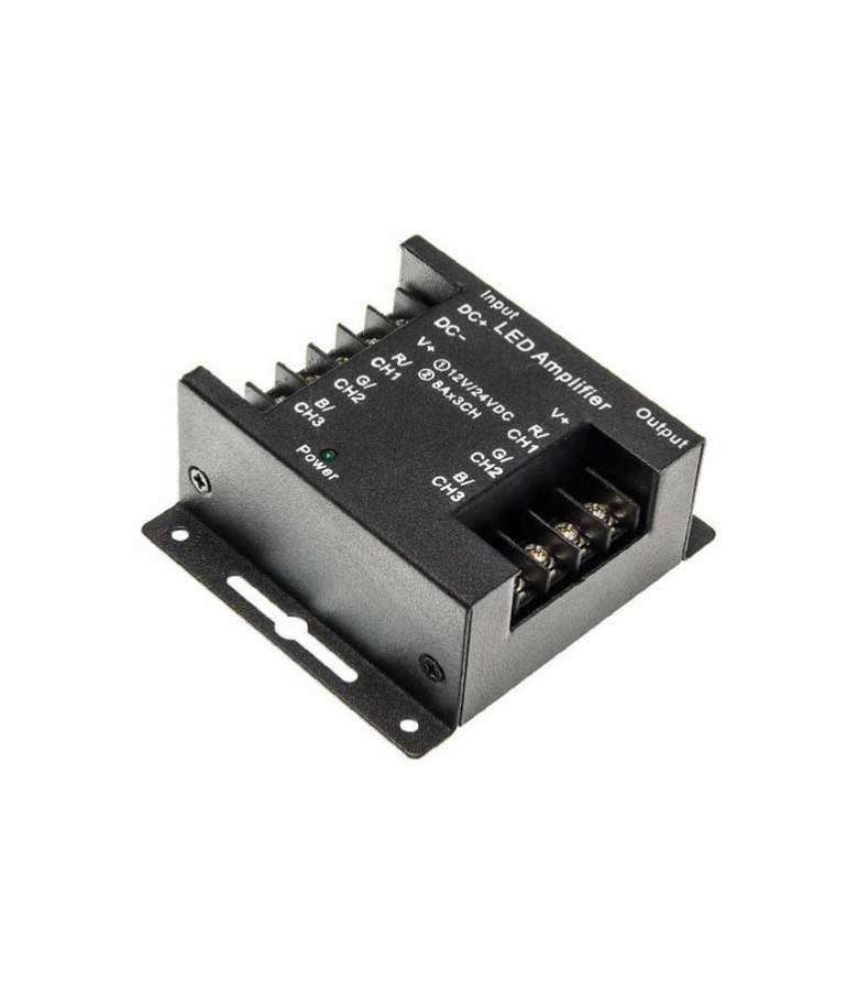 Amplificador de señal RGB 12-24VDC tiras Led - 2