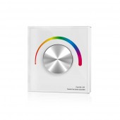 Mando Pared Giratorio Atenuador RF Push Tiras Led RGB - 1