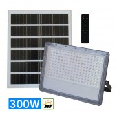 Foco Solar LED 300W Mando Panel Solar IP66 - 1