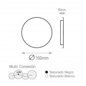 Aplique pared Led 12W Exterior Luz Indirecta IP65 - 10