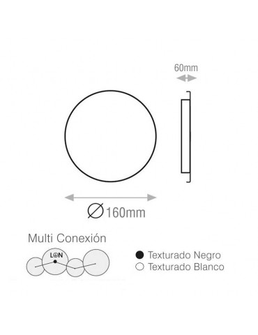 Aplique pared Led 12W Exterior Luz Indirecta IP65 - 10