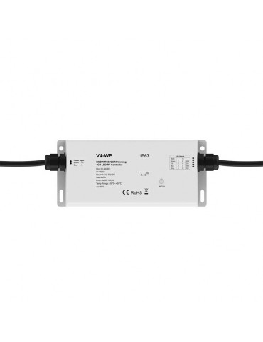 Controlador RF LED Waterproof IP67 4 canales 12/24/36v - 1
