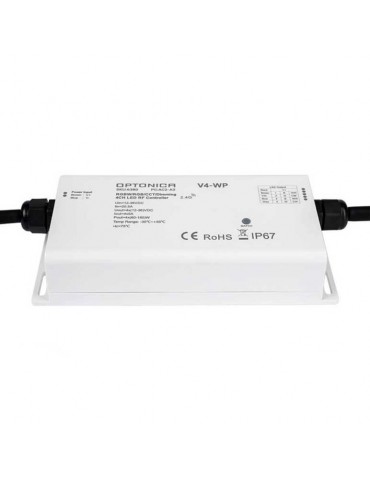 Controlador RF LED Waterproof IP67 4 canales 12/24/36v - 3