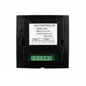 Controlador Pared RGB Dimmer Negro Táctil empotrar 12-24v - 4