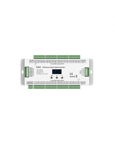 Controlador LED Sensor Escaleras Sigue Pasos 32 Canales - 4