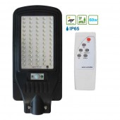 Luminaria Farol Solar LED 60W IP65 Mando y Detector - 1