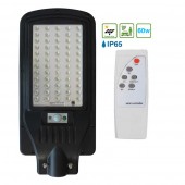 Luminaria Farol Solar LED 60W IP65 Mando y Detector - 1