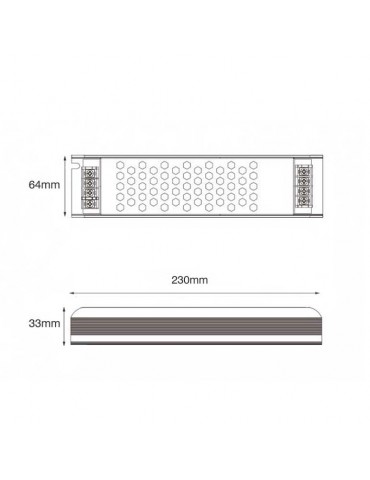 Transformador Dimmable 100W TRIAC AC230V-12VDC - 4