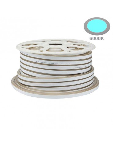 TIRA DE LED NEÓN AC230V 8,5W/m IP65 120°BLANCA SMD 6000K