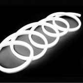 TIRA LED NEON FLEX 12V IP65 BLANCA 6000K - 2