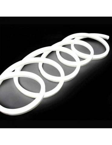 TIRA LED NEON FLEX 12V IP65 BLANCA 6000K - 2