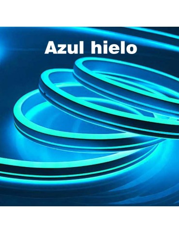 TIRA LED NEON FLEX 12V IP65 Azul Hielo - 4