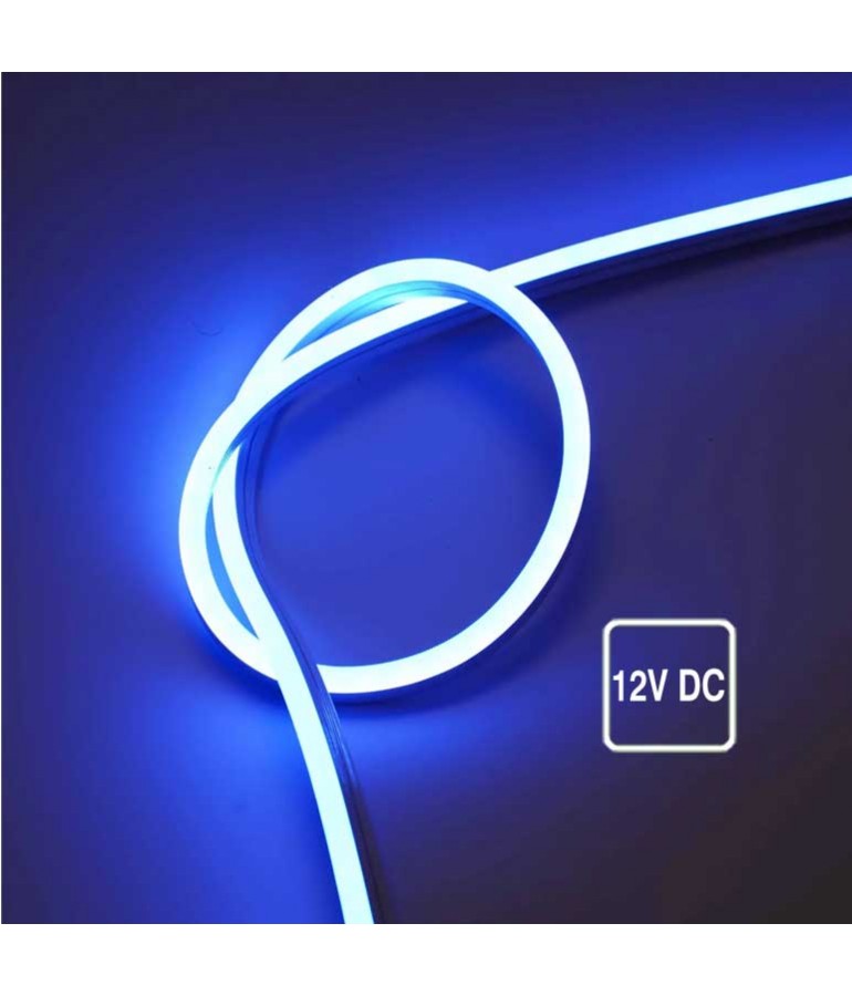 TIRA LED NEON FLEX 12V AZUL IP65 - 1