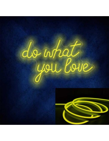 TIRA LED NEON FLEX 12V LEMON IP65 - 3