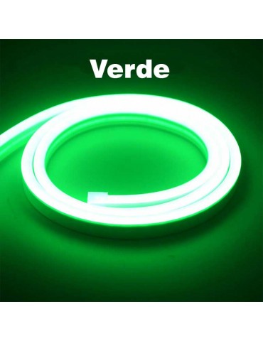 TIRA LED NEON FLEX 12V VERDE IP65 - 4