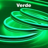 TIRA LED NEON FLEX 12V VERDE IP65 - 5
