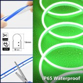 TIRA LED NEON FLEX 12V VERDE IP65 - 2
