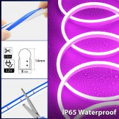 TIRA LED NEON FLEX 12V PURPLE IP65 - 2