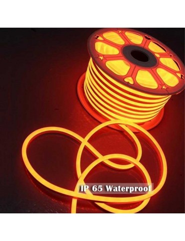 TIRA LED NEON FLEX 12V GOLDEN YELLOW IP65 - 4