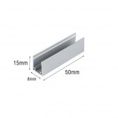 Grapa Sujeción metal Neón Flex LED 12V - 4