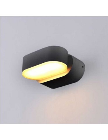 Aplique LED Giratorio 6W Negro - 1