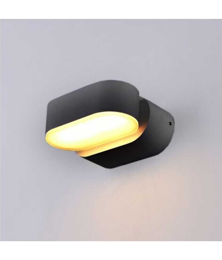 Aplique LED Giratorio 6W Negro - 1