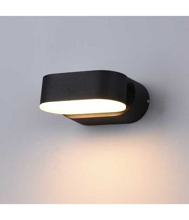 Aplique LED Giratorio 6W Negro - 2