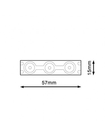 MODULO Led 12V 2,94m 3xSMD 2835 6500K - 5