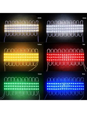 Cadena MODULOS Led 12V Azul 3-SMD 2835 10 unidades - 4