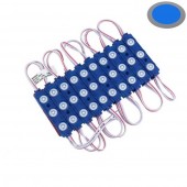 Cadena 10 MODULOS Led 12V Azul 3-SMD 2835 1,5w - 1