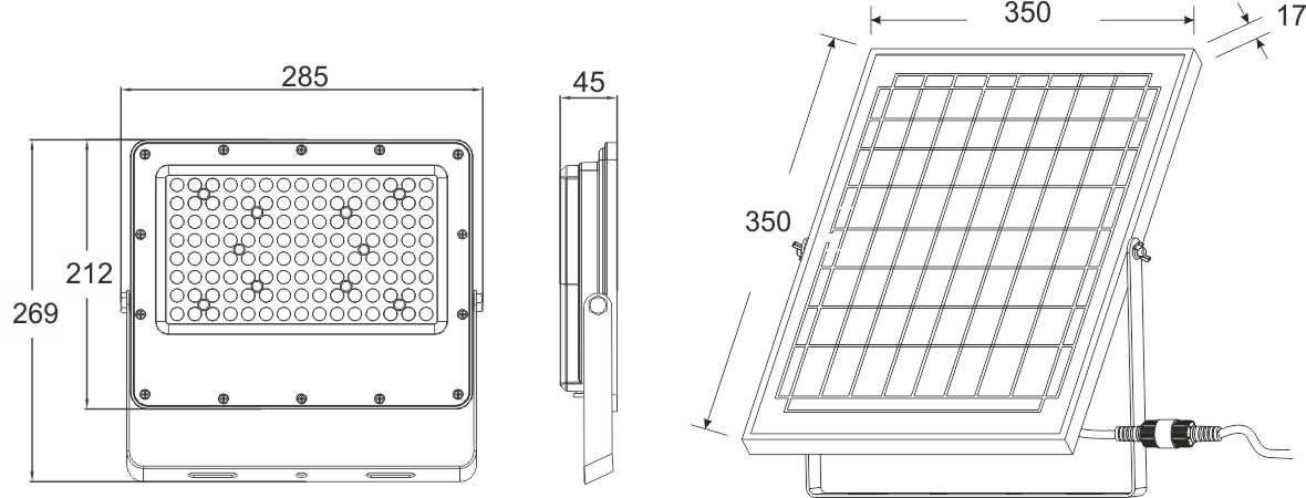 medidas-foco-solar-200w