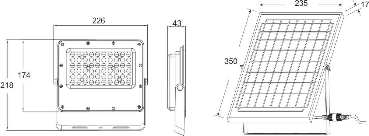 medidas-foco-solar-100w