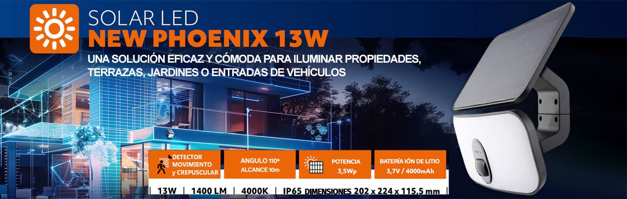 Foco SOLAR Alto RENDIMIENTO