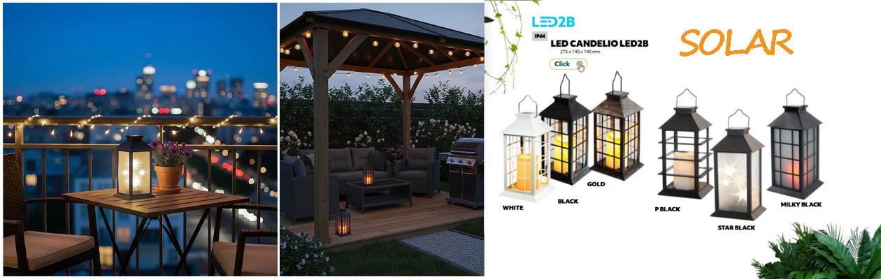 CANDEL SOLAR LED 