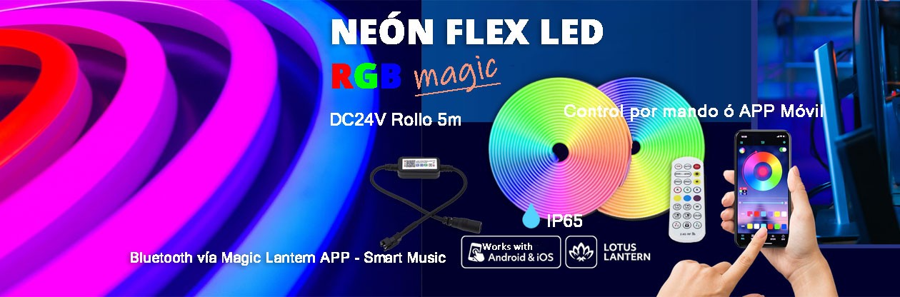 NEÓN RGB LED MAGIC FLEX