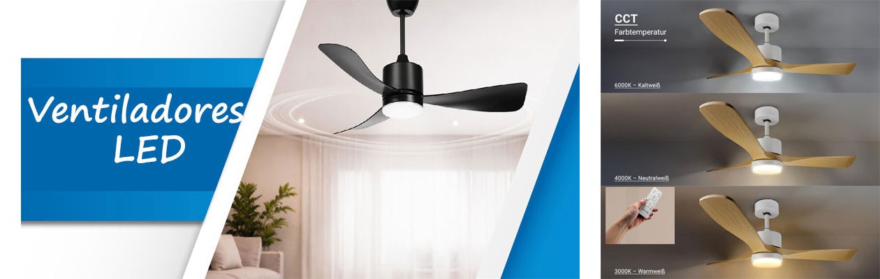 Ventiladores LED 